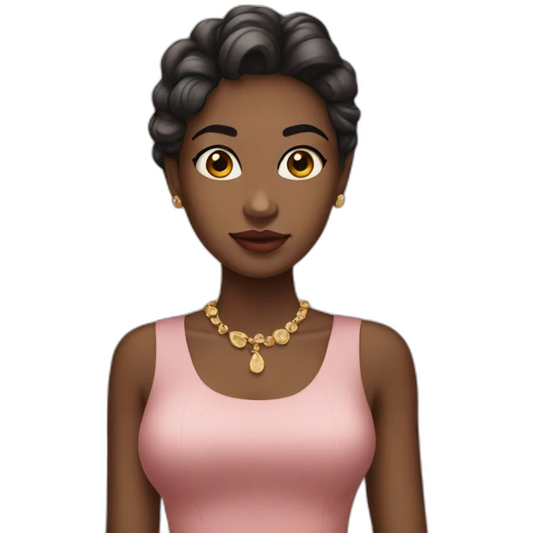 Rich girl  emoji