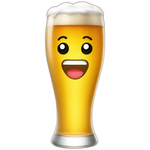 Asahi hoppy beer emoji
