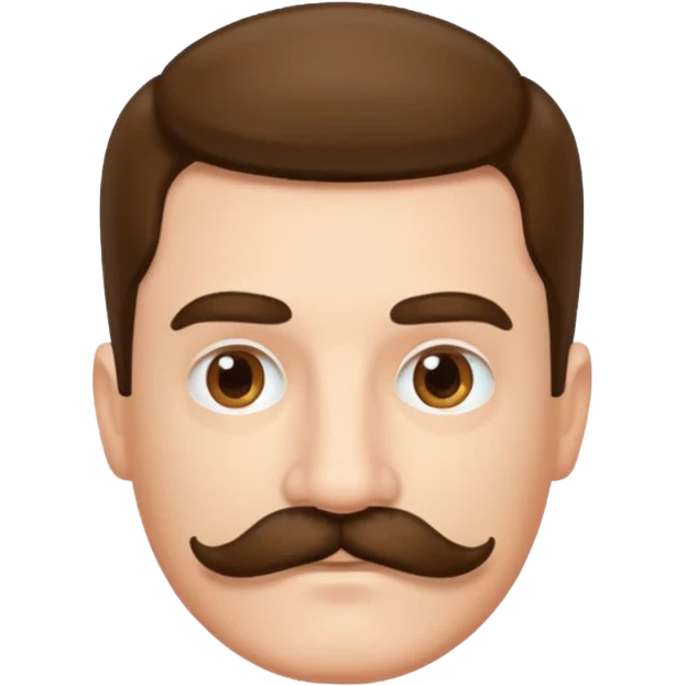 A MAN WITH MUSTACHE HEIL emoji