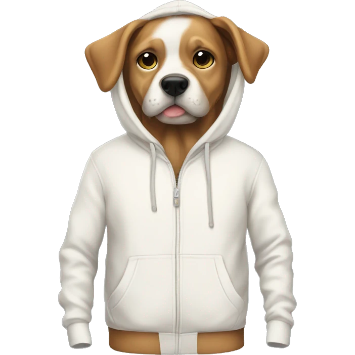 Dog ware hoodie emoji