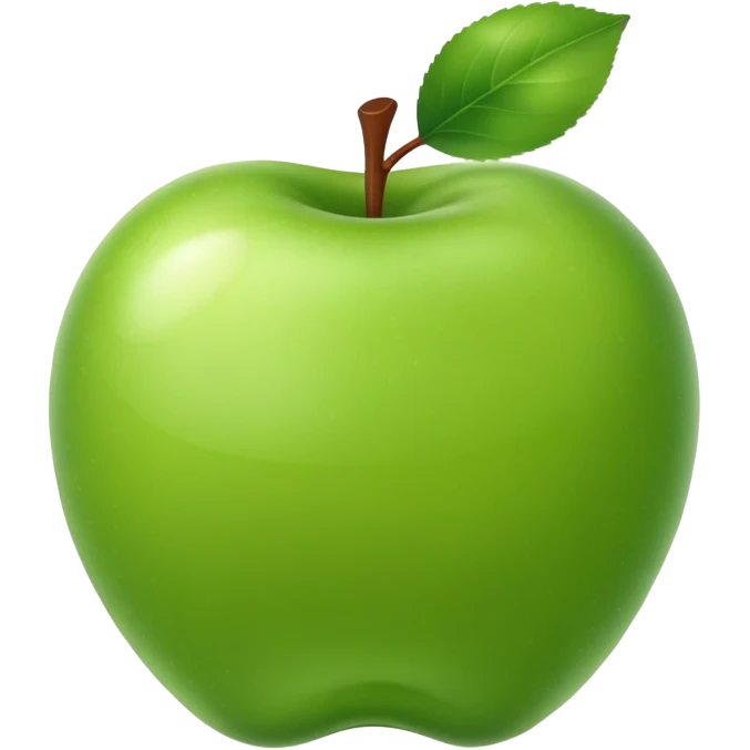 Apple green emoji