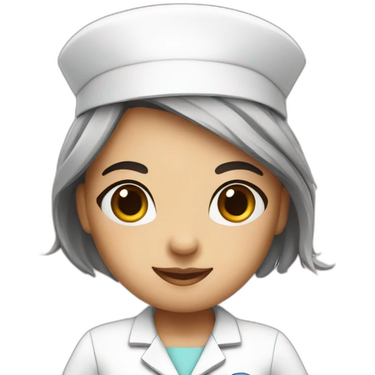 Cute nurse emoji