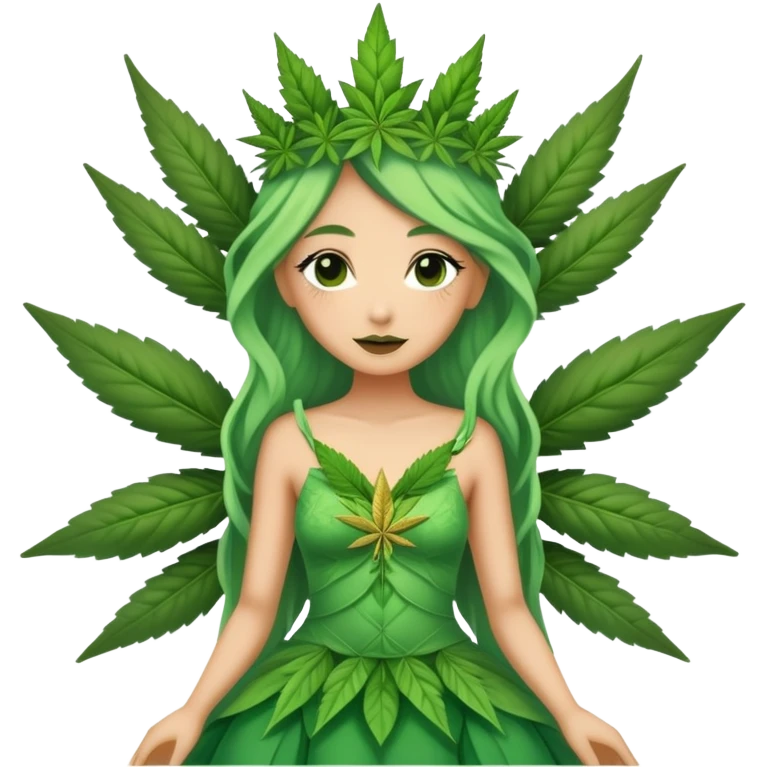 Cannabis fairy emoji