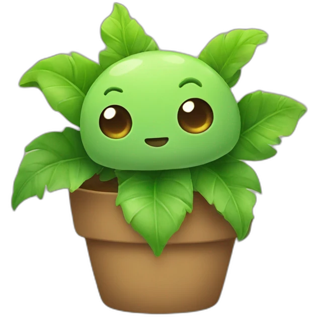 cute plant creature emoji