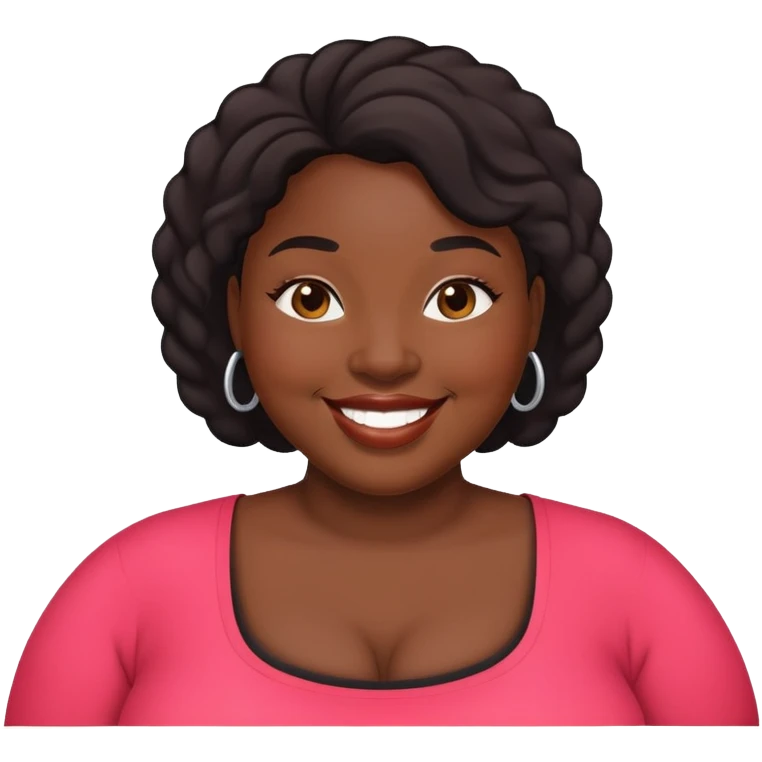Plus size black woman  emoji