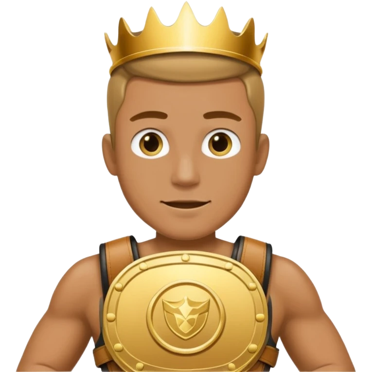 champ 2 belt w man emoji