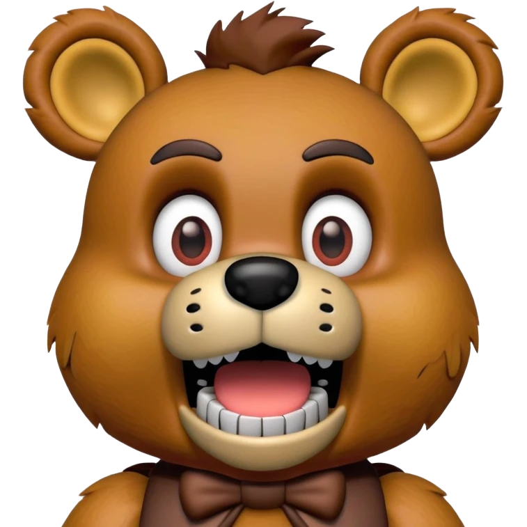 Freddy fazbear shocked emoji