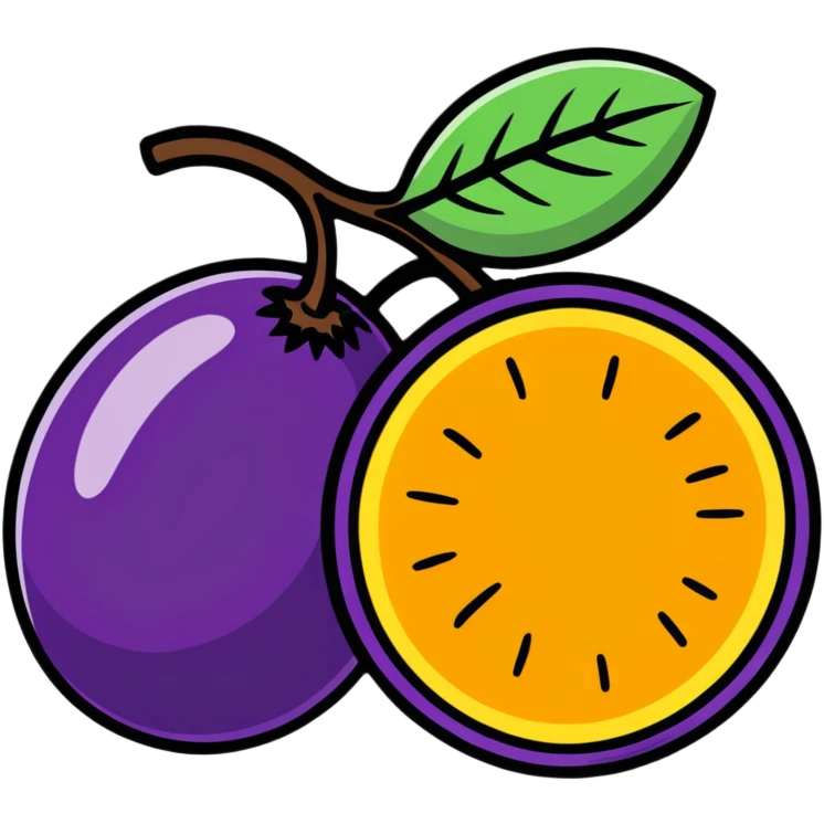 passion fruit emoji