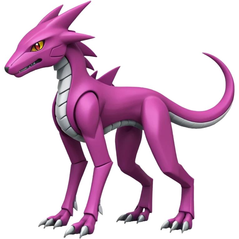 Heliolisk-Sergal-Cyclizar-Genesect-Pokémon, full body emoji
