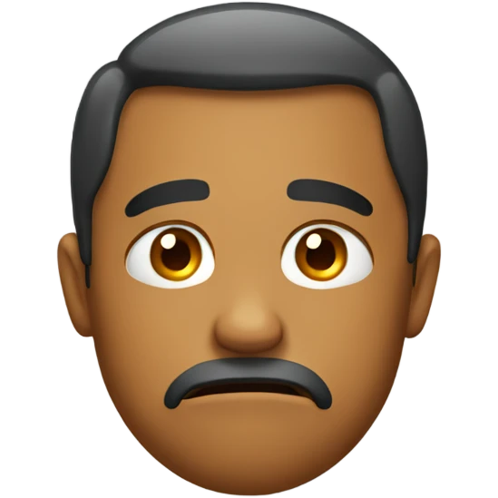 Emoji being disappointed emoji