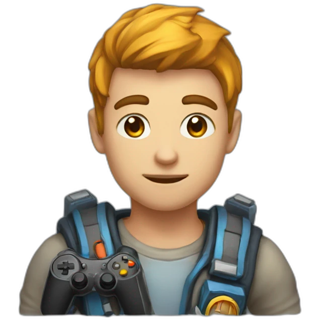 Un gamer triste a cause d'une friendzone emoji