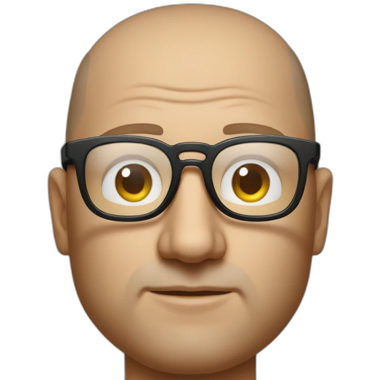 jony ive wearing apple glasses emoji