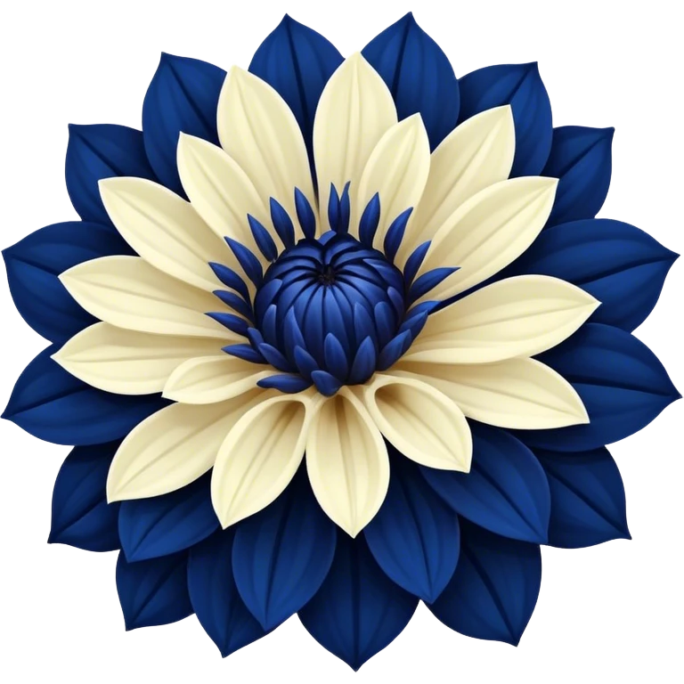 dahlia dark blue emoji