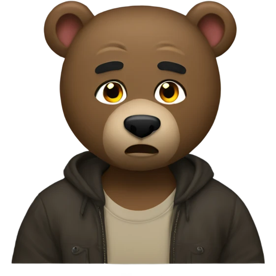 Kanye bear emoji