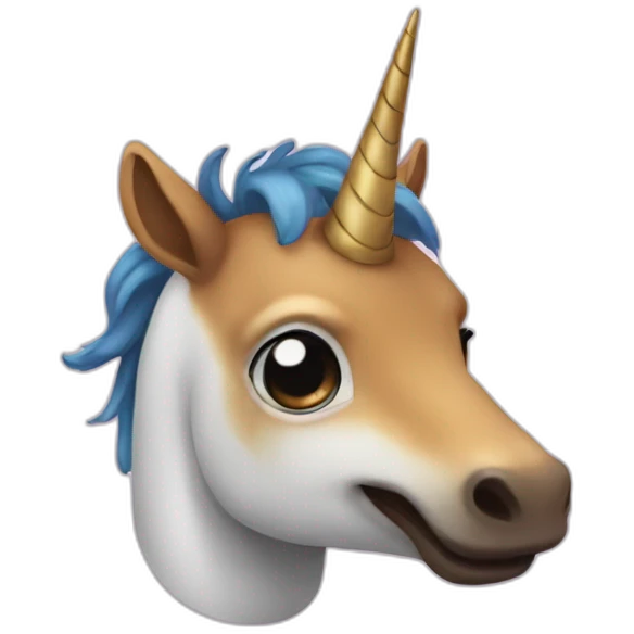 Caca de licorne emoji
