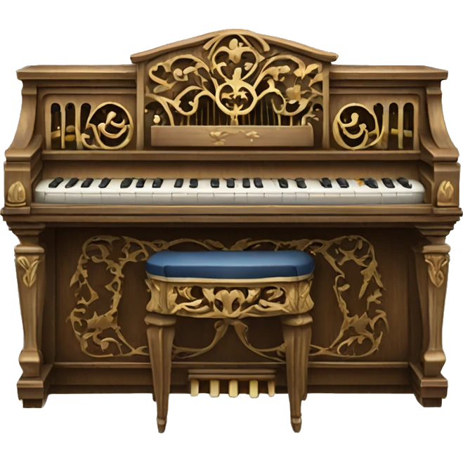 ornate console piano emoji