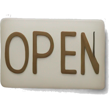 Open sign emoji