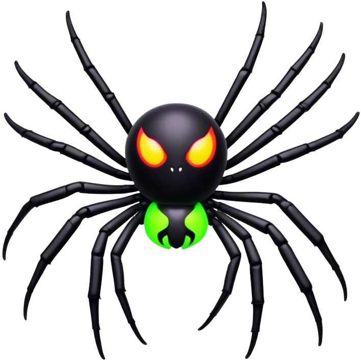 Spider at a rave  emoji
