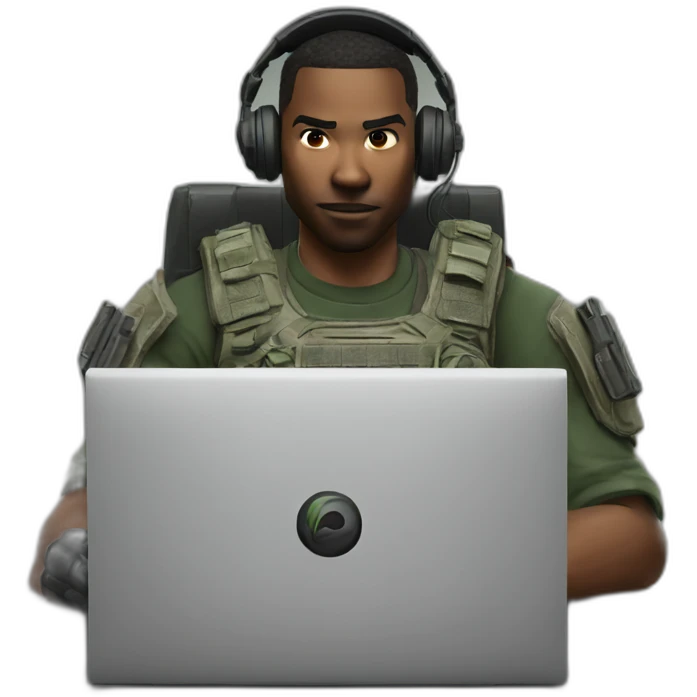 Warzone gamer playing on xbox emoji
