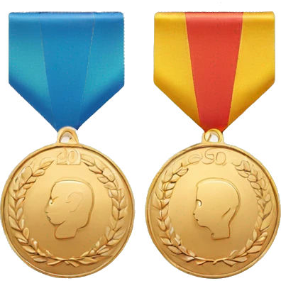 gold medal and bronze medal emoji
