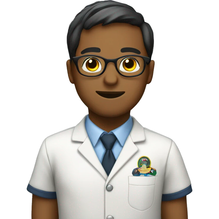 photatoes with eyeglasses wearing school uniform emoji