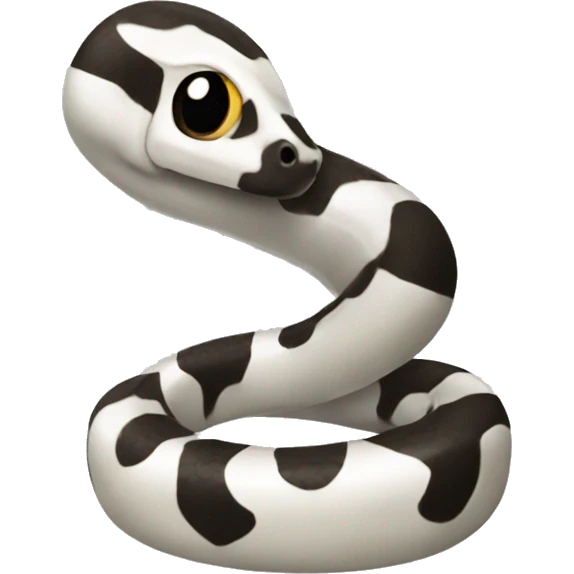 Pied snake emoji