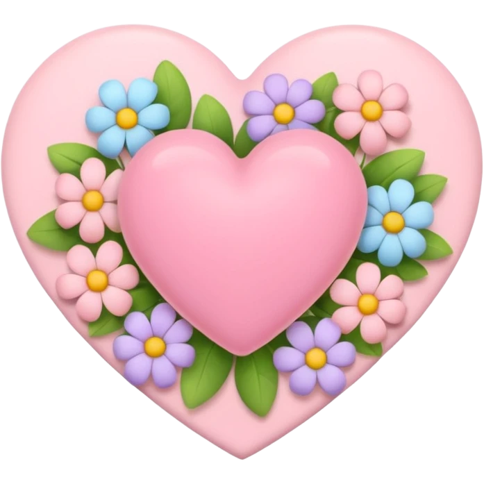 Heart of the spring colors emoji