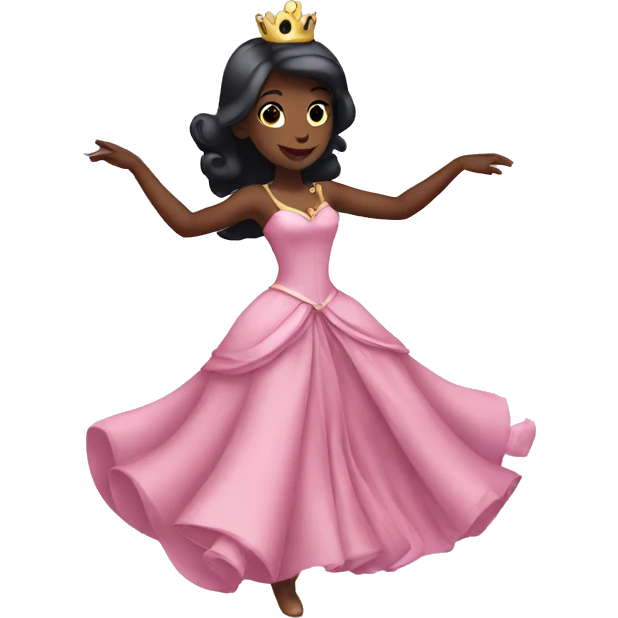 princess dancing shadow emoji