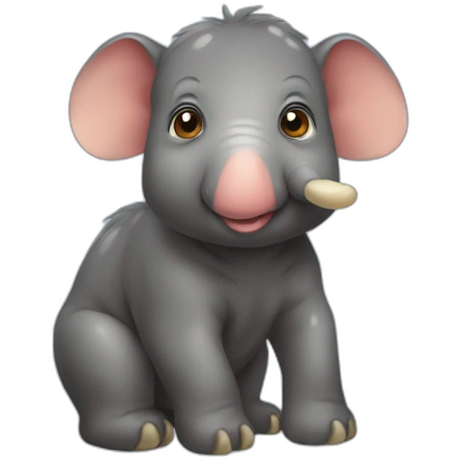 baby moeritherium emoji