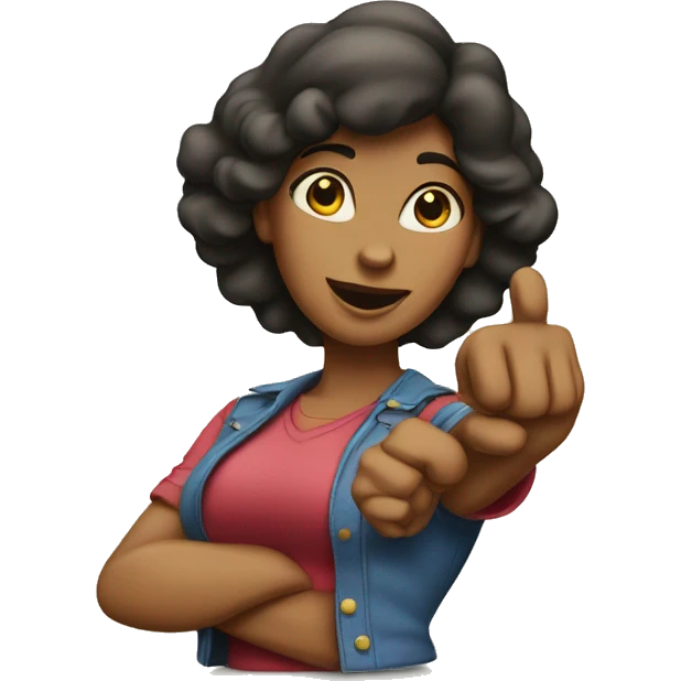 we can do it woman poster emoji