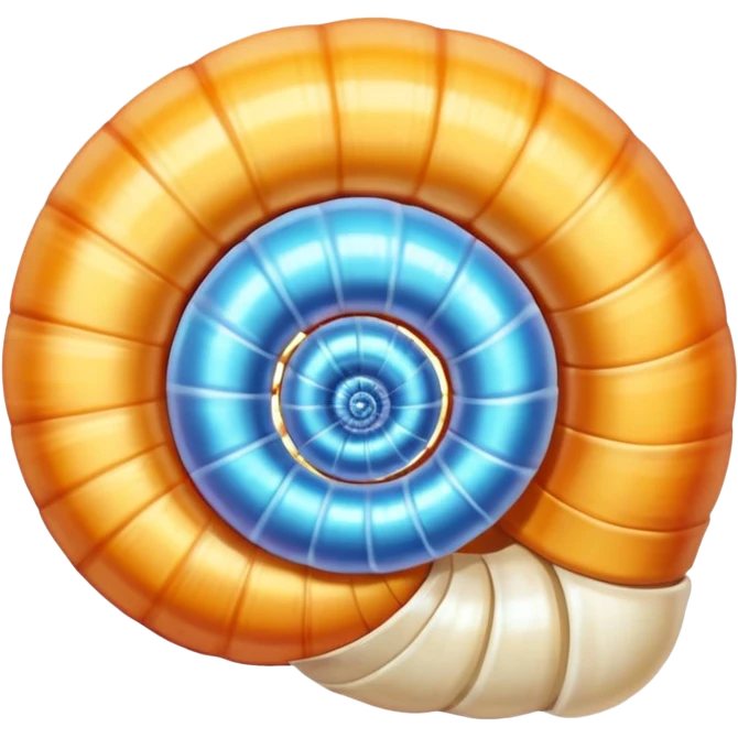 A cute shell emoji