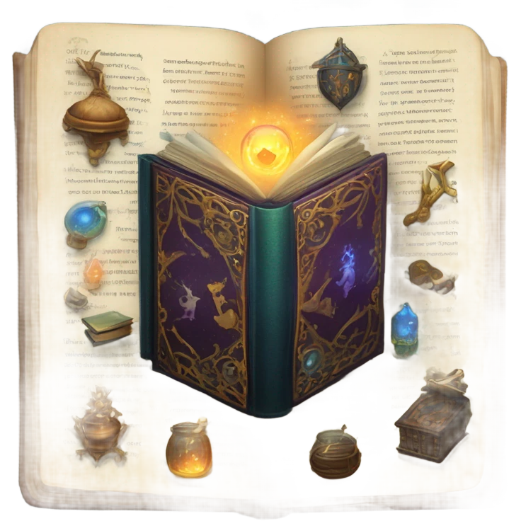 magical learning book emoji