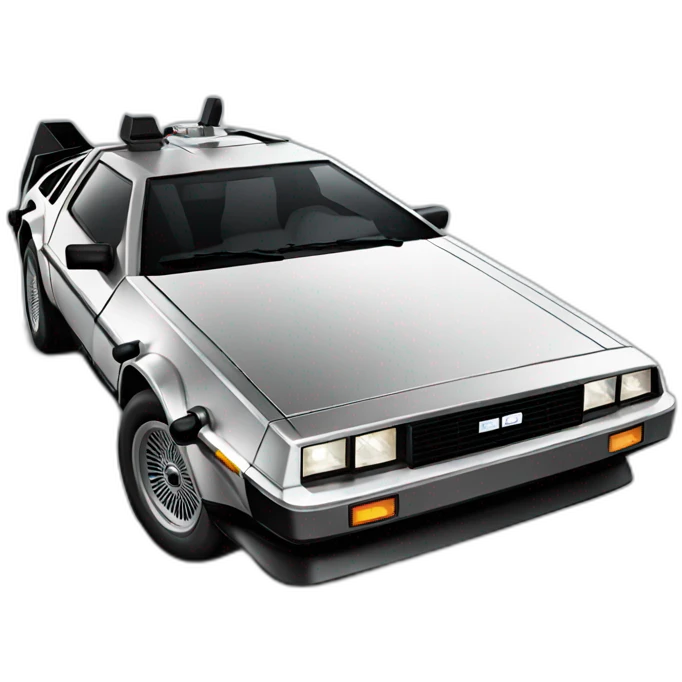 delorean emoji