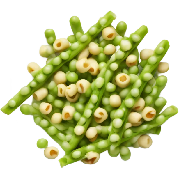 Bucatini with some peas emoji