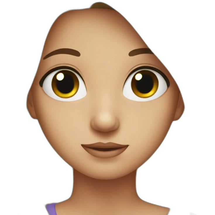 Big black eyes emoji