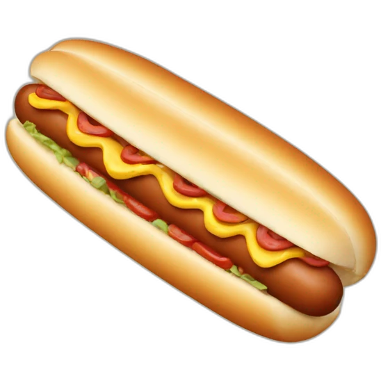 Hot  dog emoji