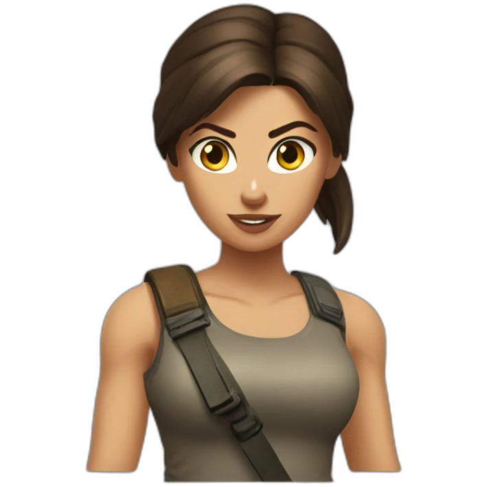 Lara croft emoji
