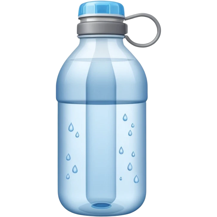 Water bottle – reusable canteen
 emoji