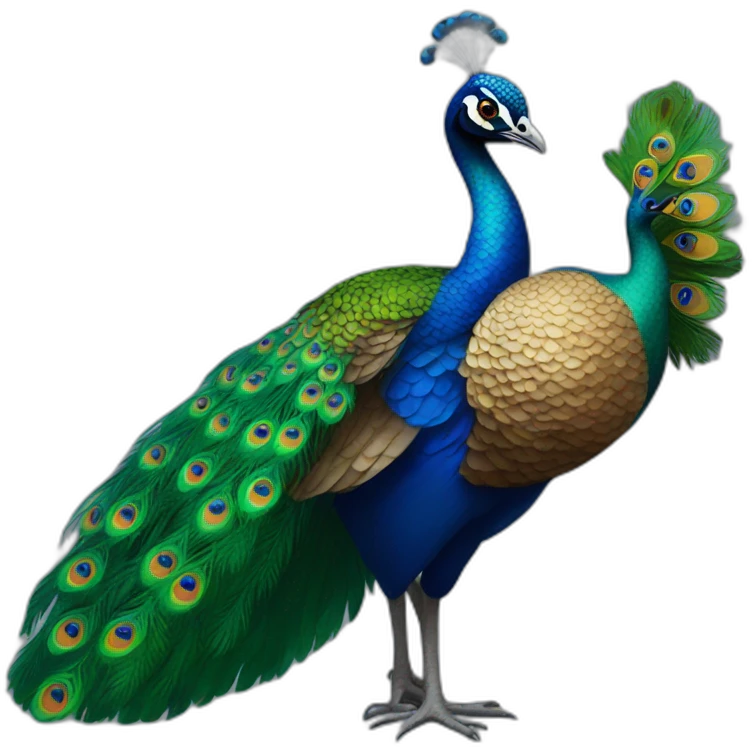 peacock emoji