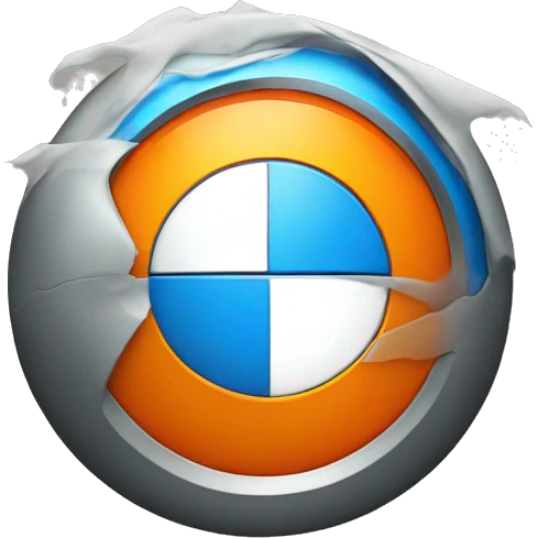 bmw logo with orange colo  emoji