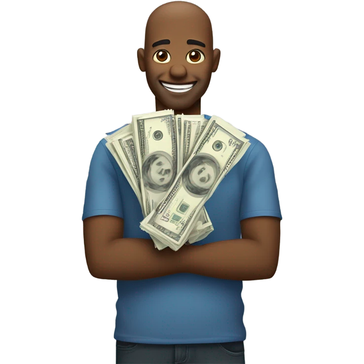 Smile with money bad emoji