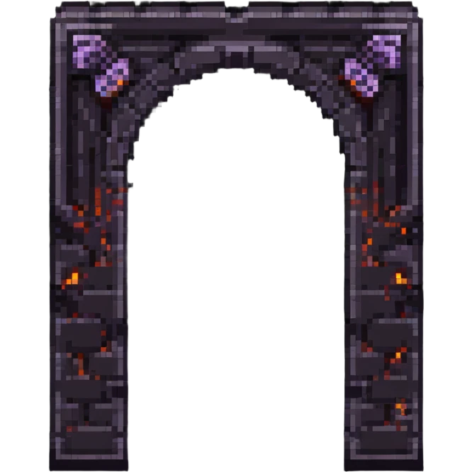 Minecraft Nether portal emoji