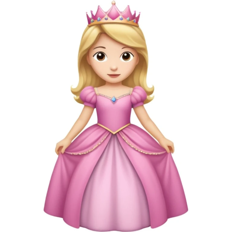 girls in a princess dress emoji