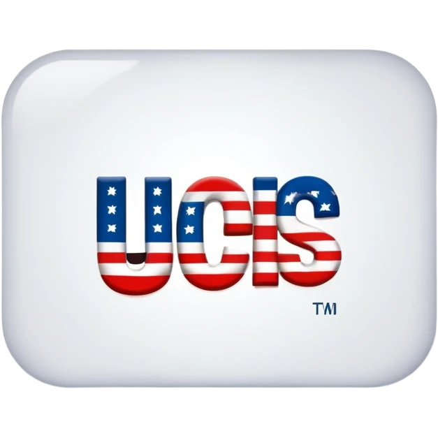 The word "USCIS" emoji