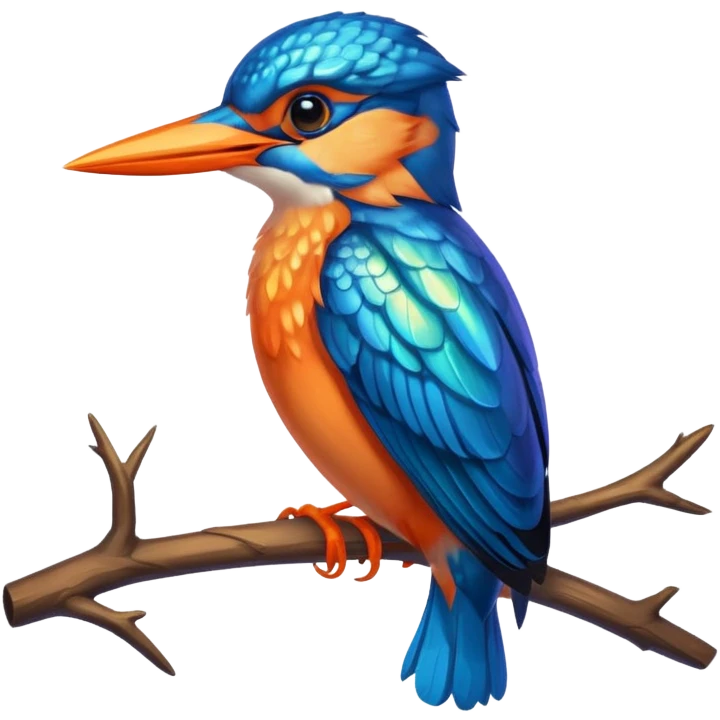 kingfisher bird emoji