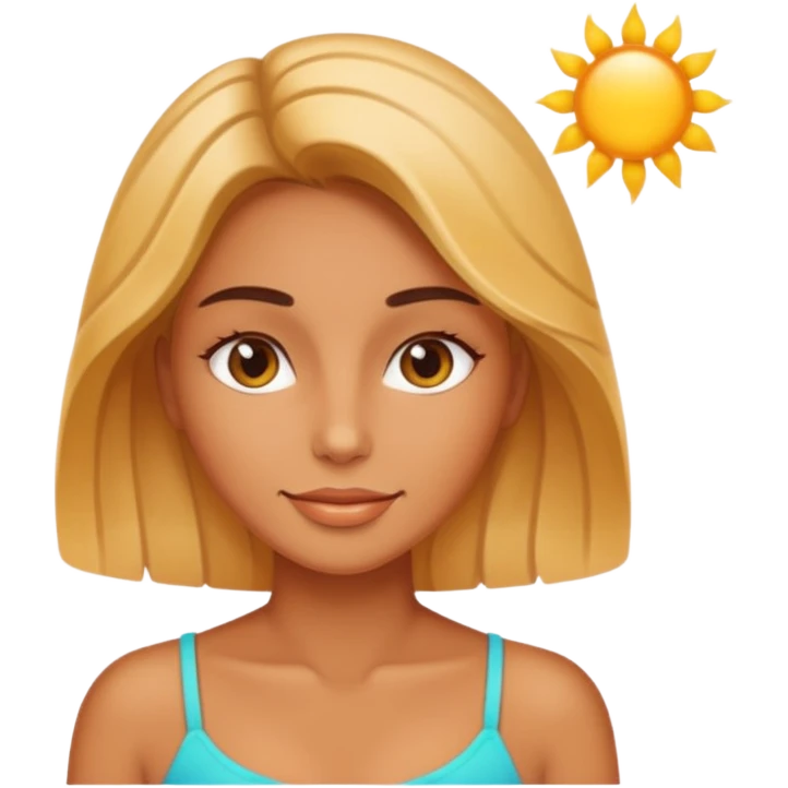 tanned lady emoji