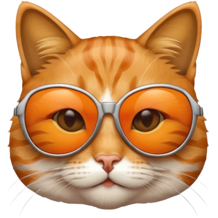 Cat wearing sunglasses emoji
