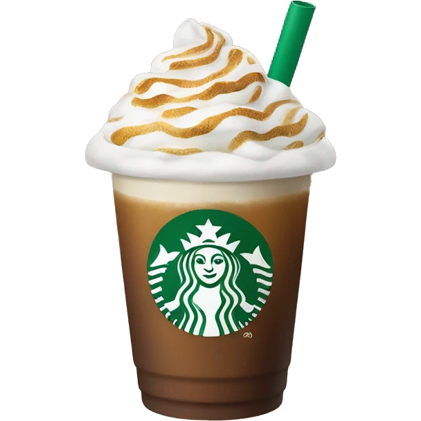 Starbucks holiday drink emoji