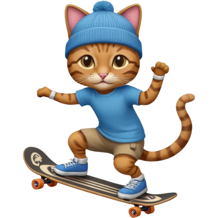 skater cat emoji
