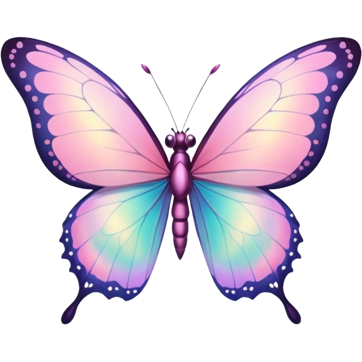 Pink Fairy Garden Butterfly emoji